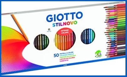 Colori scuola elementare con temperamatite