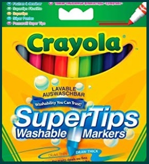 Colori scuola media crayola