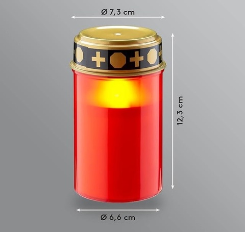 Lumini per cimitero a batteria