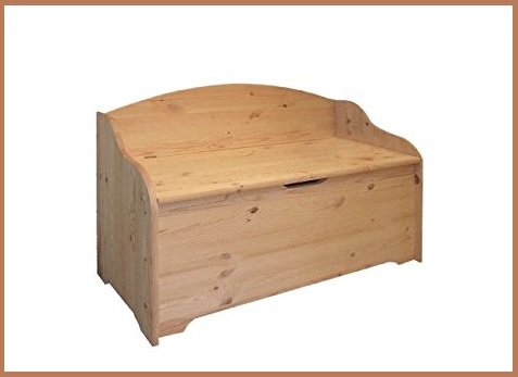Cassapanca con schienale legno