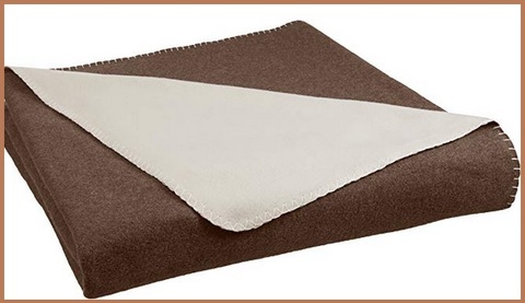 Coperta pile economica marrone