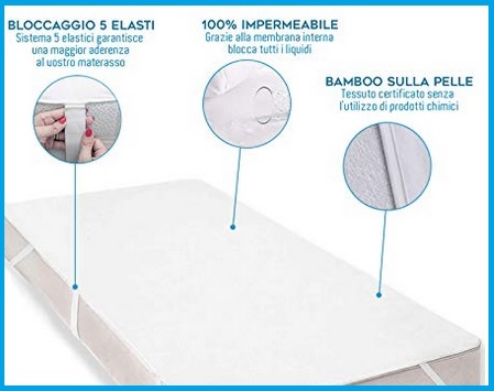 Coprimaterasso impermeabile culla alta qualità