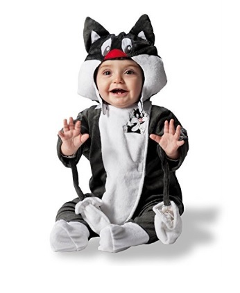 Costume di carnevale baby looney tunes gatto silvestro