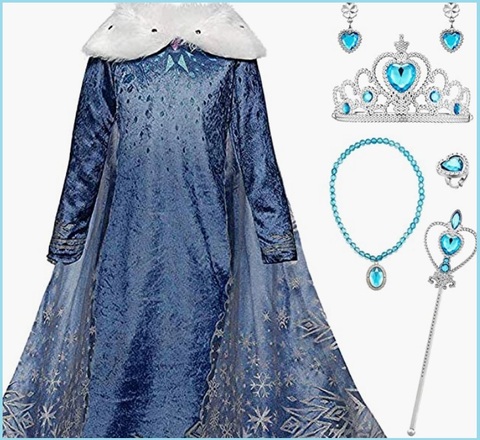 Costume Di Carnevale Di Frozen Di Elsa