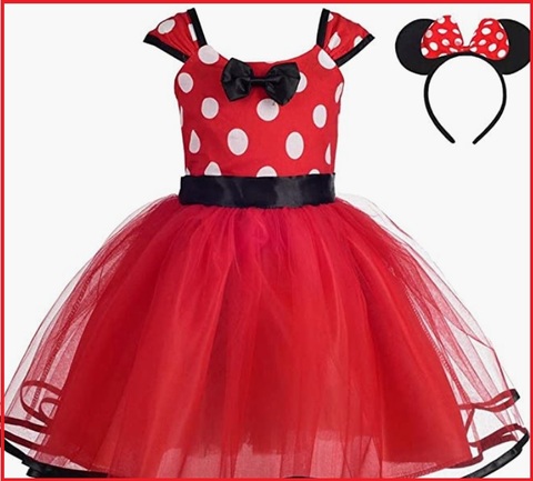 Vestitino carnevale di minnie | Grandi Sconti | Costumi di carnevale per bimbi