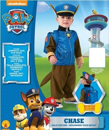 Costume Di Carnevale Di Chase Originale Paw Patrol