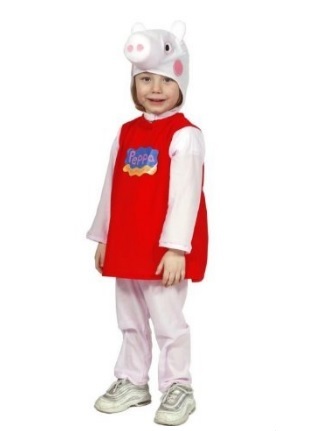 Costume di carnevale di peppa pig bimbe | Grandi Sconti | Costumi di carnevale per bimbi