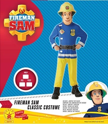 Costume per bambini deluxe di sam il pompiere