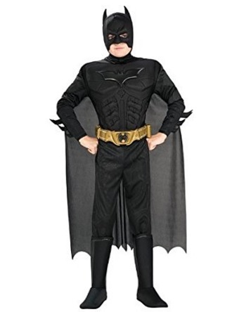 Costume Di Batman Supereroe Cavaliere Oscuro Carnevale