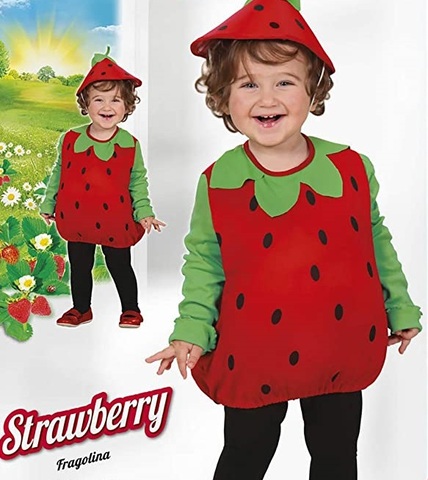 Costumi di carnevale per bambini frutta e verdura