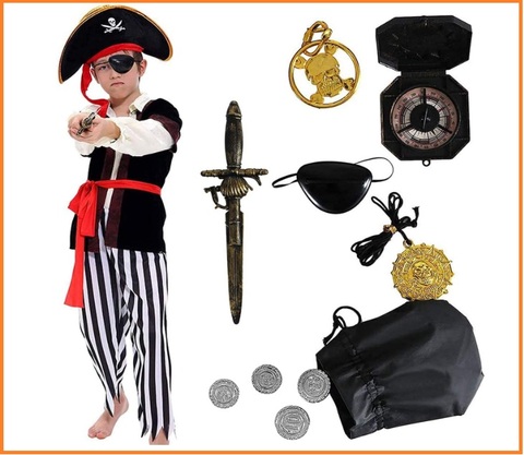 Costumi carnevale bambini fai da te pirata