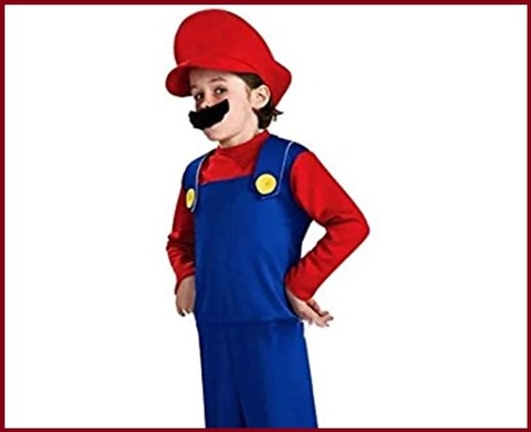 Vestiti di carnevale per bambini mario bros