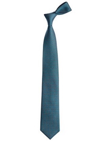 Cravatta intrecciata in seta dettagliata
