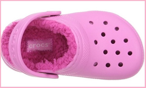 crocs con pelo