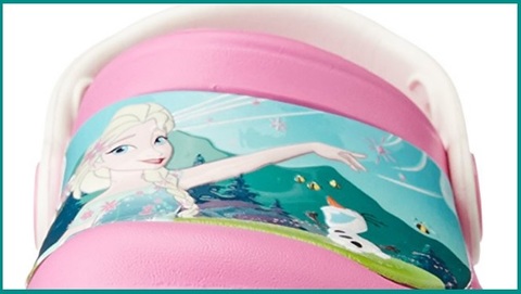 Ciabatte frozen crocs per bambine