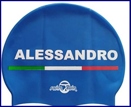 Cuffie piscina personalizzate nome