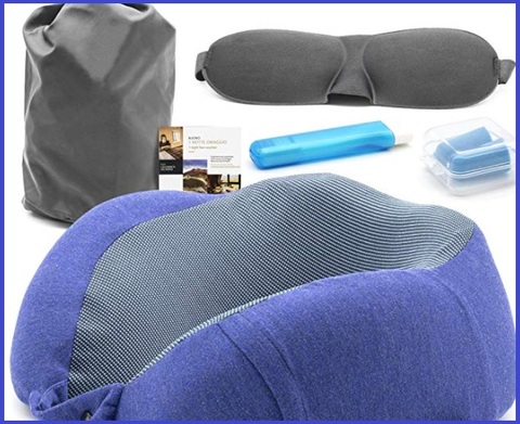 Cuscino viaggio ergonomico kit