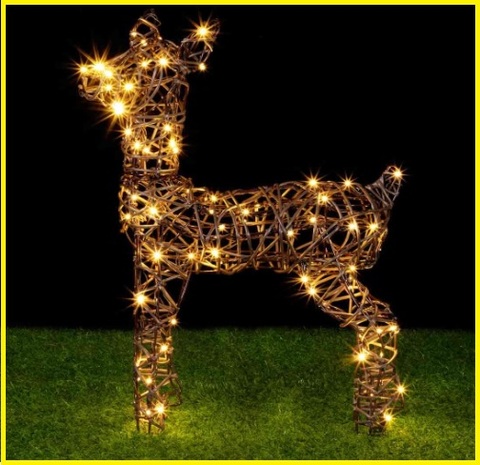 Figure Luminose Natalizie Per Esterno