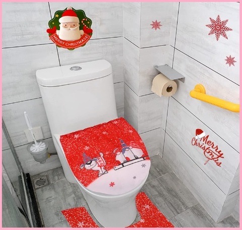 Decorazioni natale set bagno