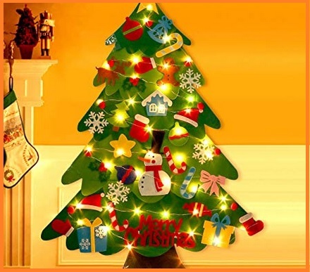 Decorazioni Per L'albero Di Natale Con Il Feltro