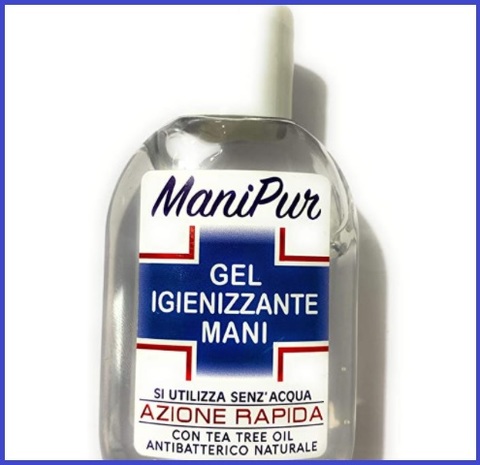 Disinfettante gel mani portatile