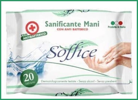 Disinfettante salviette monouso