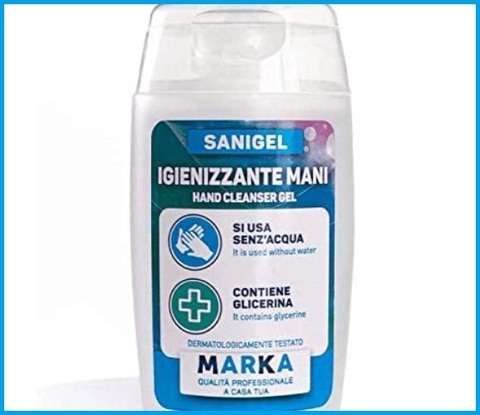 Disinfettante con alcol mani