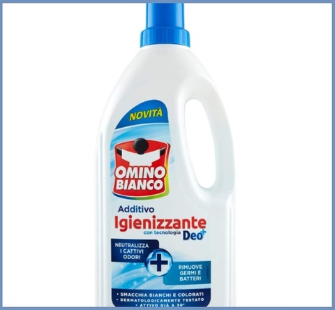 Disinfettante per bucato lavatrice