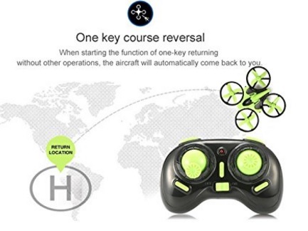 Quadricottero giocattolo verde con telecomando | Grandi Sconti | droni professionali economici
