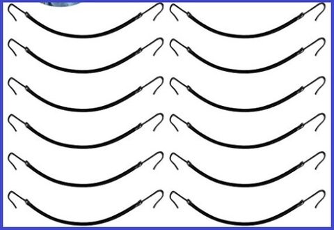 Elastici Capelli A Gancio Neri