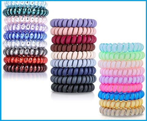 Elastici Capelli A Spirale Colorati