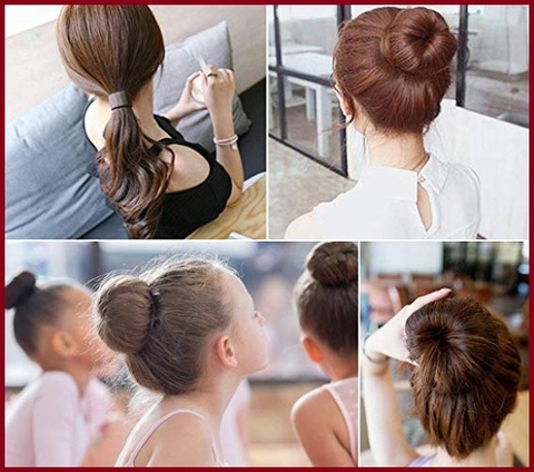 Elastici Capelli Chignon Fasce Elastiche