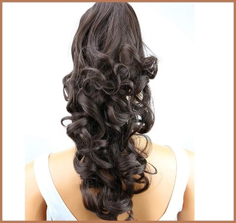 Elastici Capelli Finti Lunghi