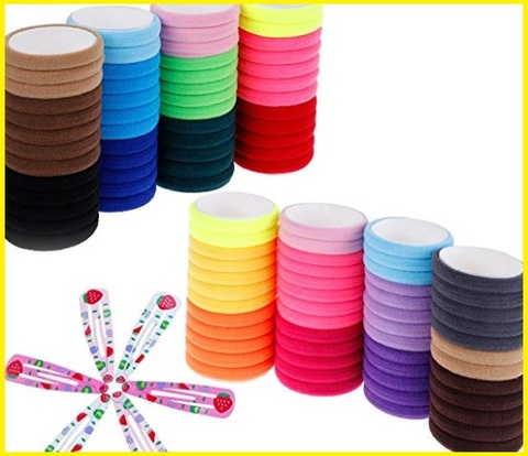 Elastici Rossi Per Capelli Bimba