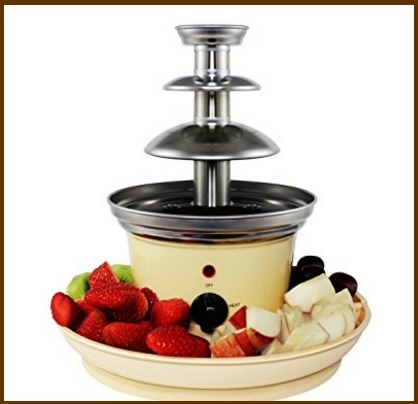Fontane Di Cioccolata, Con Vassoio Per Frutta