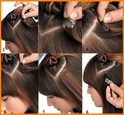 Extension Tessitura Capelli Veri Castano