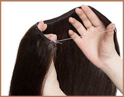 Extension Capelli Con Filo Invisibile