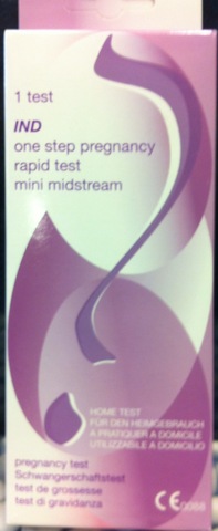 Ind hcg midstream pregnancy test mini