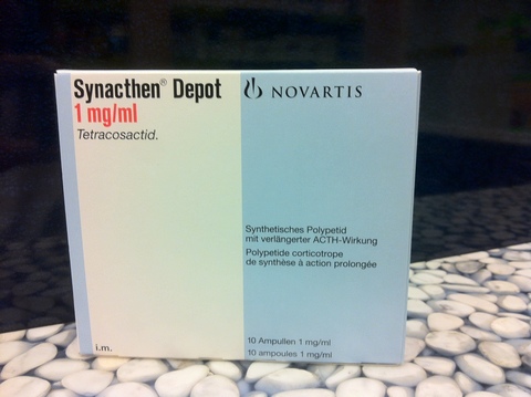 Synacthen depot susp inj 1 mg/ml i.m. 10 amp 1 ml