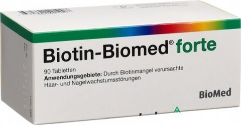 Biotin biomed forte 5 mg 90 cpr | Grandi Sconti | Farmacia internazionale Santa Chiara Chiasso