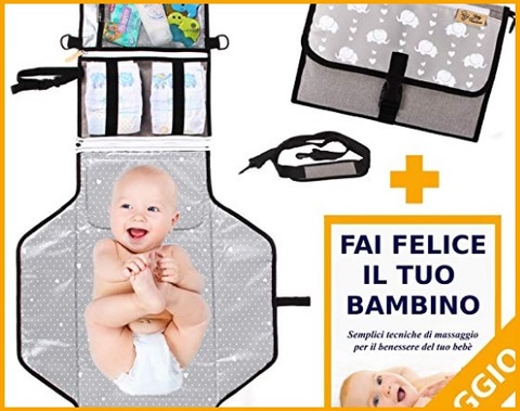 Fasciatoio portatile neonato