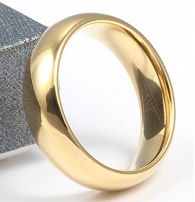Fede nuziale classica unisex in tungsteno