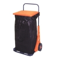 Carrello raccoglitutto con coperchio papillon