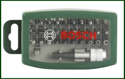 Inserti Avvitamento Vari E Assortiti Nella Cassetta Bosch