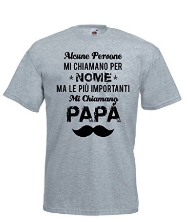 Maglietta T Shirt Per Regalo Festa Del Papà