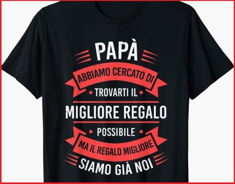 Maglietta Festa Del Papà