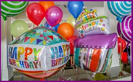 Decorazioni Palloncini Per Feste, Happy Birthday Colorati