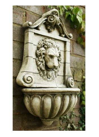 Fontana decorativa leone, in pietra da giardino | Grandi Sconti | Fontane da giardino moderne