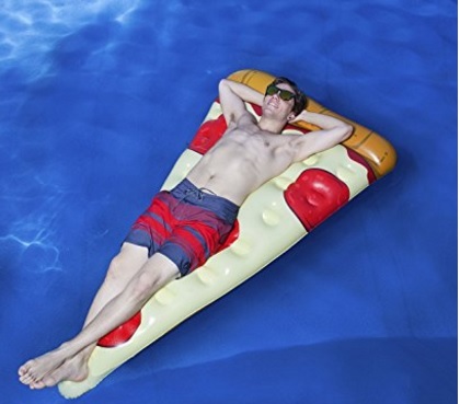 Gonfiabile per piscina a forma di fetta di pizza gigante | Grandi Sconti | Galleggianti per piscina