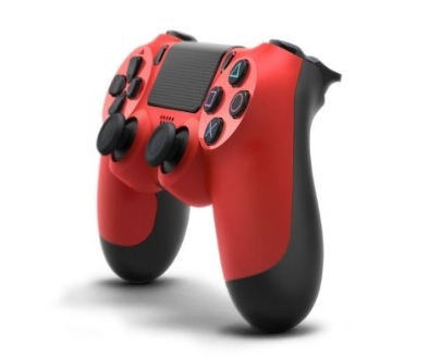 Dualshock Controller Wireless Ps4 Dal Colore Rosso Fuoco